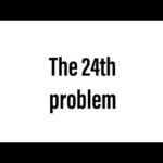 Hilbert’s 24th problem