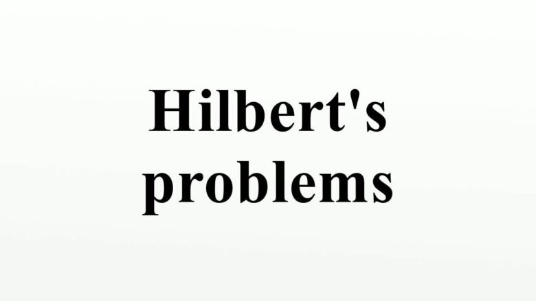 Hilbert’s problems