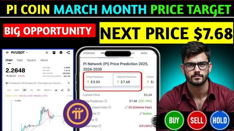 Pi Coin Price Prediction 2026 – 2030 ✅ NEXT TARGET  🚀 March Month Price | Pi Network New Update